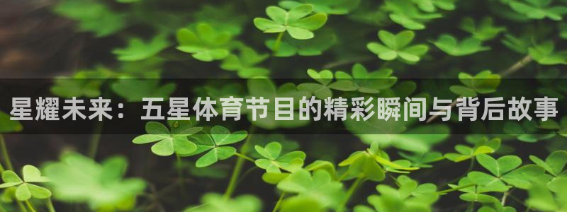 jrs直播nba(无插件)直播蜘蛛直播：星耀未来：五星体育节目的精彩瞬间与背后故事